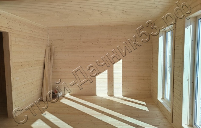 4 Каркасно-щитовой дом Д-23, 9х9м, 81 М², Ленинградская область, Приозёрский район, Громовское сельское поселение ( (23)